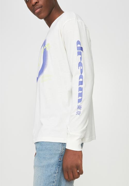 Cotton On - Tbar long sleeve tee - white