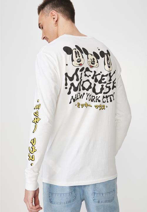 Cotton On - Tbar collaboration long sleeve tee - white