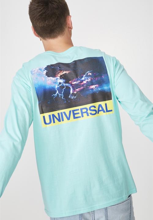 Cotton On - Tbar long sleeve tee - blue