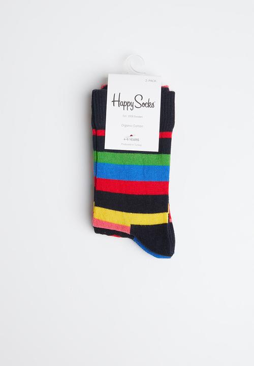 Happy Socks - Kids big dot socks 2 pack - multi