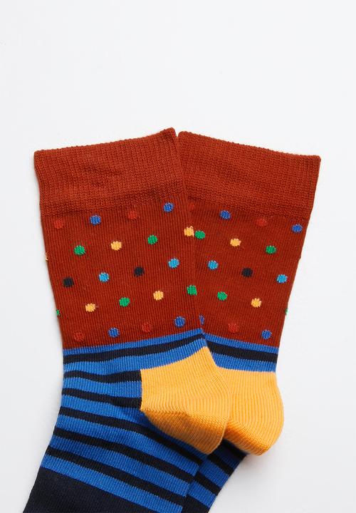 Happy Socks - Kids dot socks 2 pack - multi