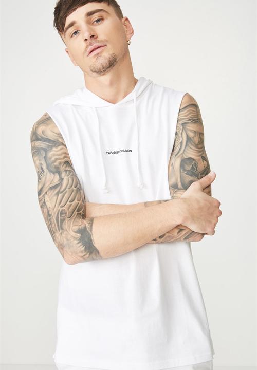 Cotton On - Hustle muscle tank - white