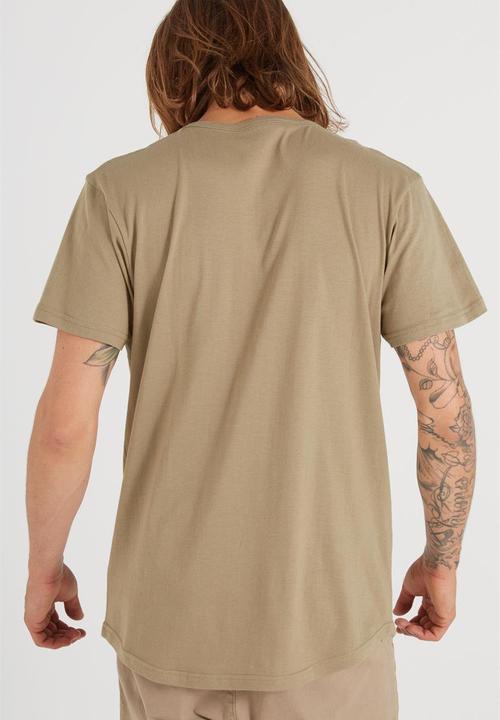Cotton On - Essential henley - green