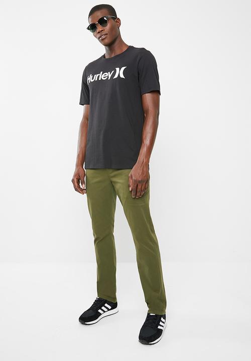 Hurley - Short sleeve solid T-shirt - black