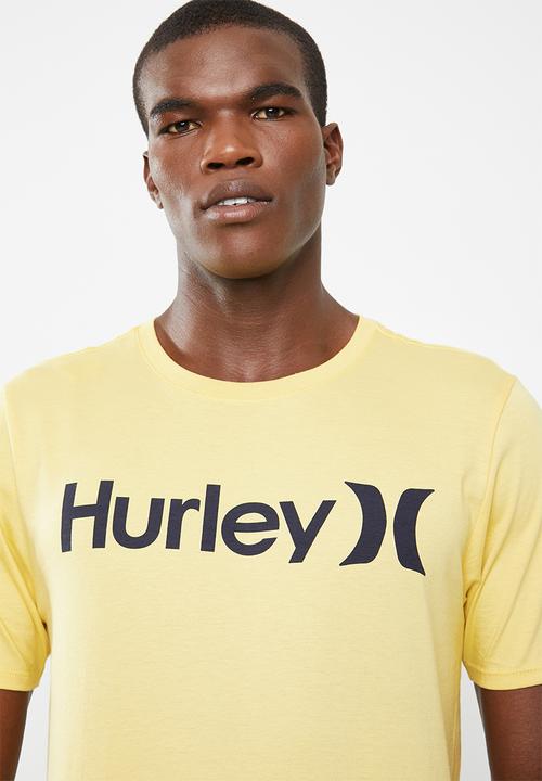 Hurley - Short sleeve solid T-shirt - yellow