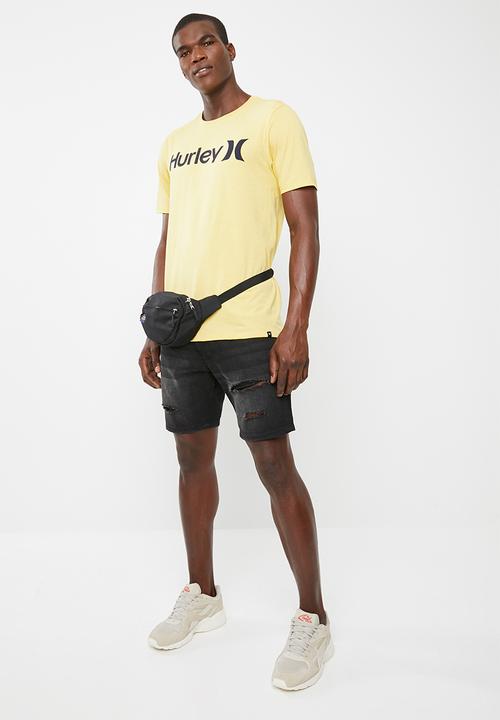 Hurley - Short sleeve solid T-shirt - yellow