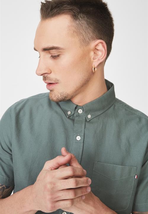 Cotton On - Vintage prep short sleeve shirt - khaki
