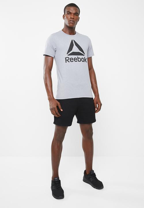 Reebok - El stacked tee - grey