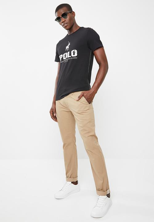 POLO - Classic printed crew neck T-shirt - black 