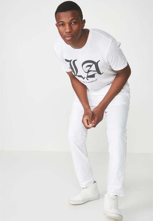Cotton On - Active graphic tee - white