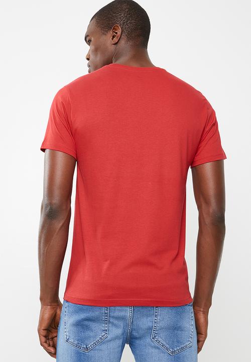 POLO - Classic big pony short sleeve crew neck T-shirt - red 