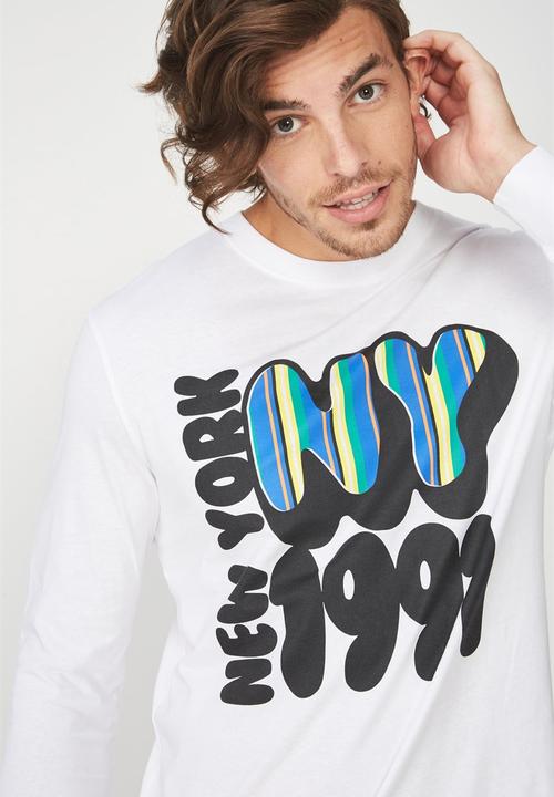 Cotton On - Tbar long sleeve tee - white