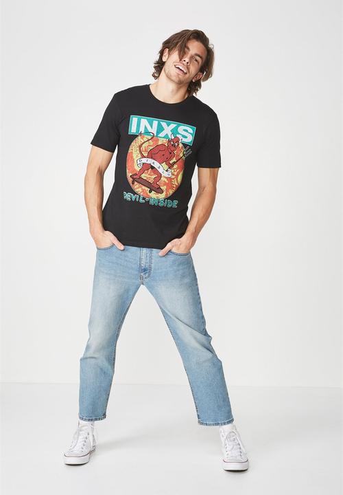 Cotton On - Tbar devil inside collaboration tee - black