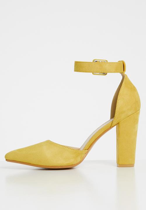 Superbalist - Farrah ankle strap heel - yellow
