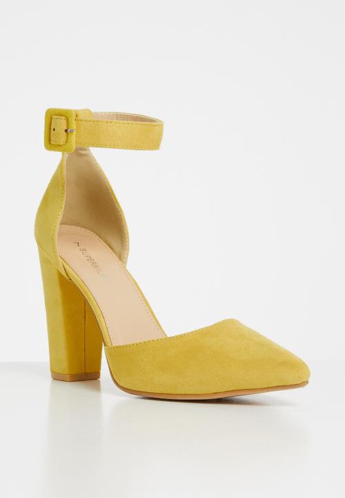 Superbalist - Farrah ankle strap heel - yellow