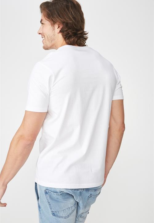 Cotton On - Tbar INXS - sometimes you kick collaboration tee - white