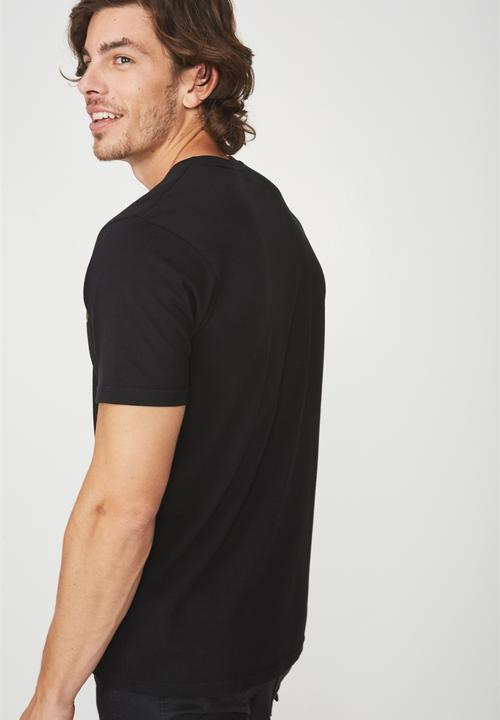 Cotton On - Tbar the doors-full band collaboration tee - black