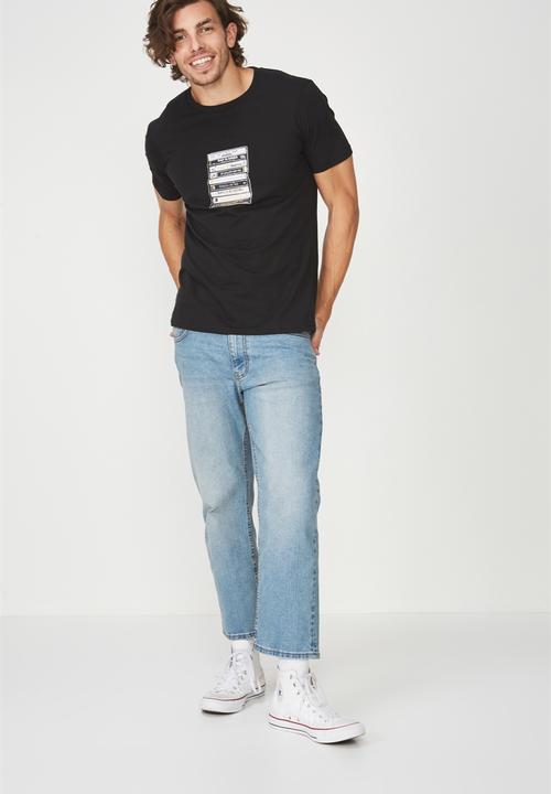 Cotton On - Tbar tapes tee - black