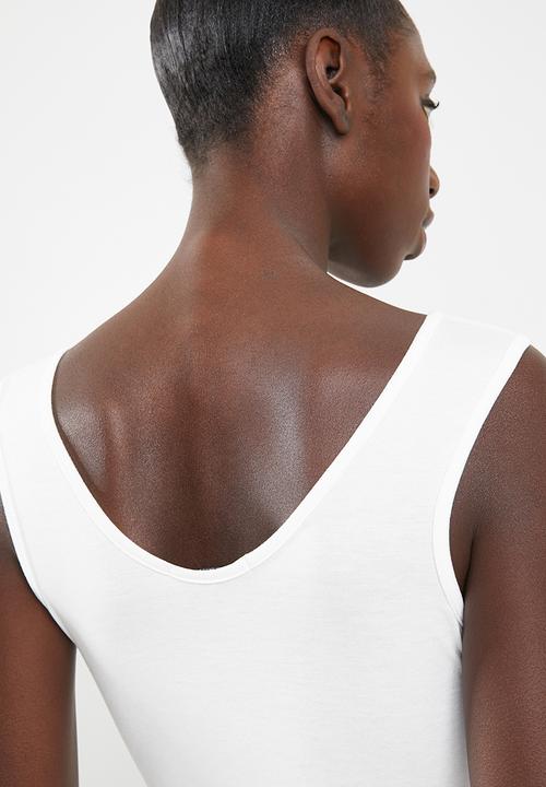 Superbalist - 2 Pack scoop neck bodysuit - black and white