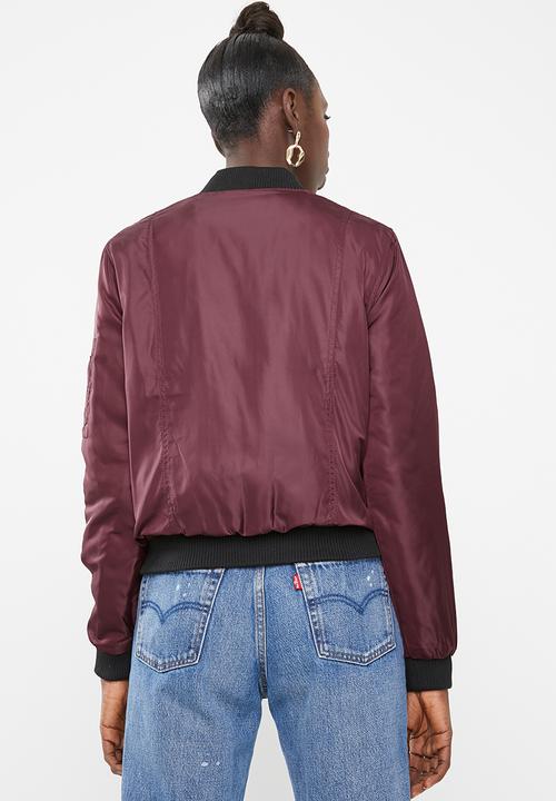 STYLE REPUBLIC - Bomber jacket - burgundy