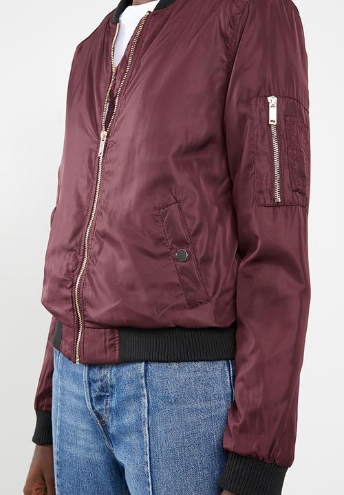 STYLE REPUBLIC - Bomber jacket - burgundy