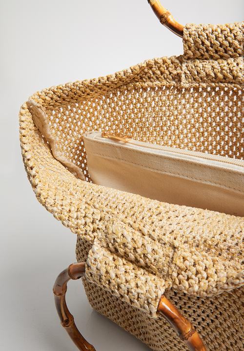 Superbalist - Serena bamboo handle bag - brown 