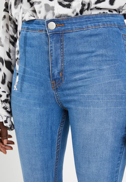 Superbalist - Hi rise jegging - blue
