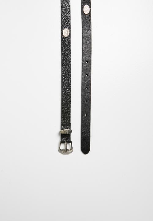 Superbalist - Western leather belt - black