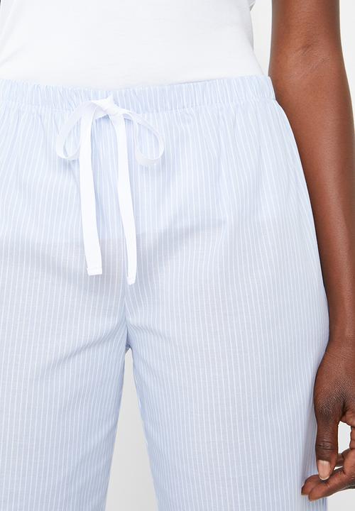 Superbalist - Cami & pants pyjamas set - blue & white