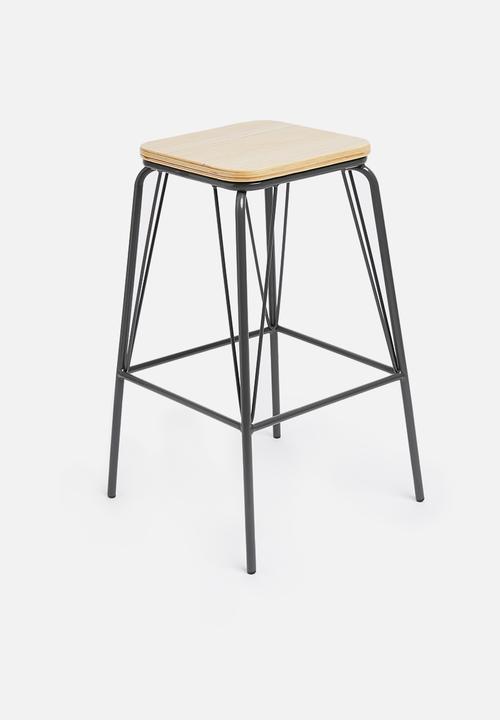 Sixth Floor - Pin counter stool - grey