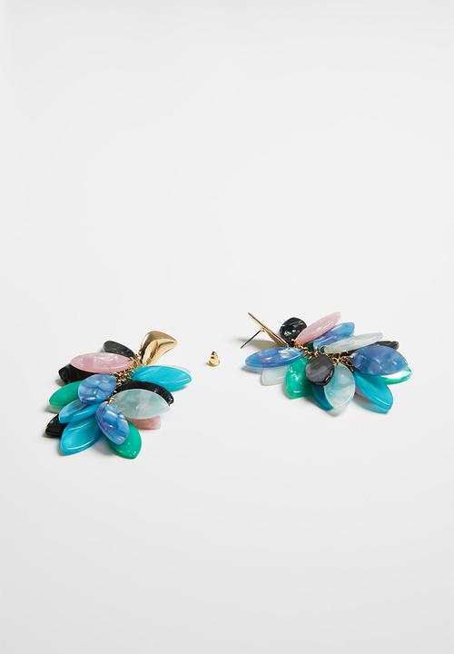 Superbalist - Ashley multi coloured statement earrings - multi
