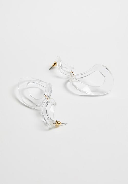 Superbalist - Ivy perspex earrings - clear