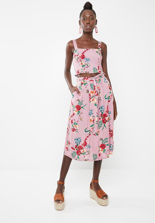 Superbalist - Square neck cami - pink