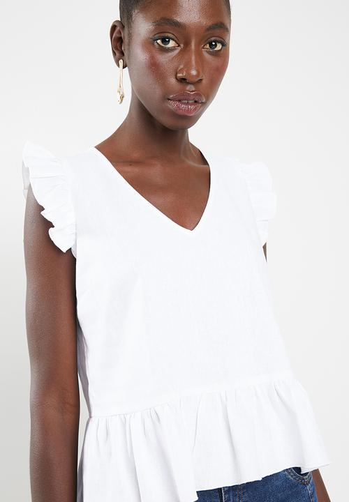 Superbalist - Poplin blouse - white