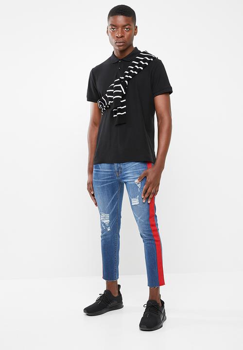 Superbalist - Skinny jeans cropped with raw hem - blue