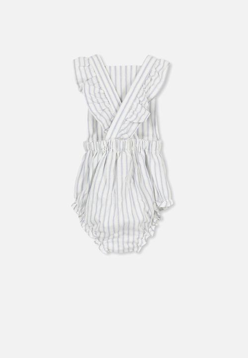 Cotton On - Penelope playsuit - white & blue