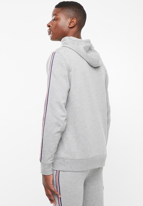 Superbalist - Taped hoodie pullover sweat - grey