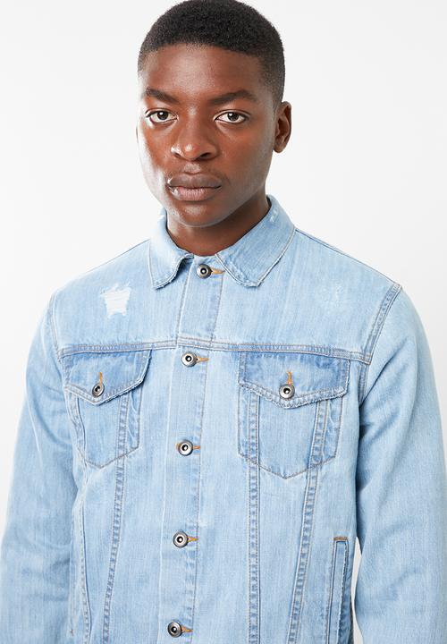 Superbalist - Fashion denim trucker jacket - blue