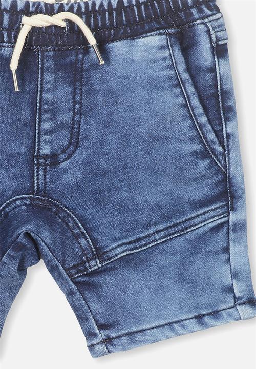 Cotton On - Abe denim short - blue
