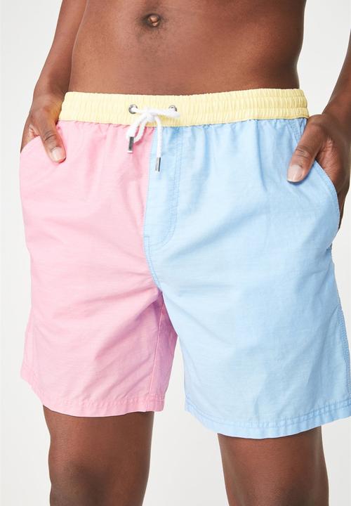 Cotton On - Hoff short - pink & blue 