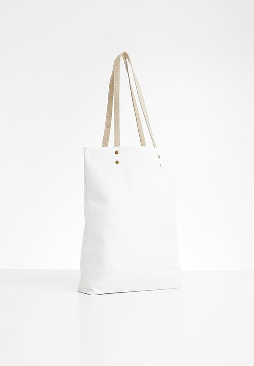 Superbalist - Heidi unlined leather shopper - white