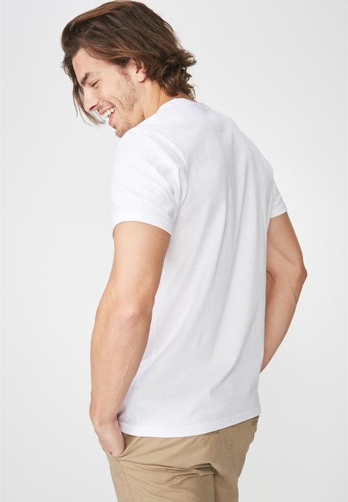 Cotton On - Tbar collaboration tee - white 