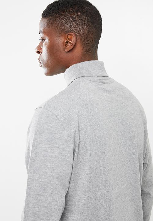 Superbalist - Plain roll neck tee - grey