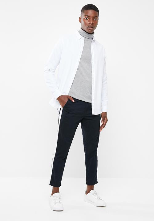 Superbalist - Plain roll neck tee - grey