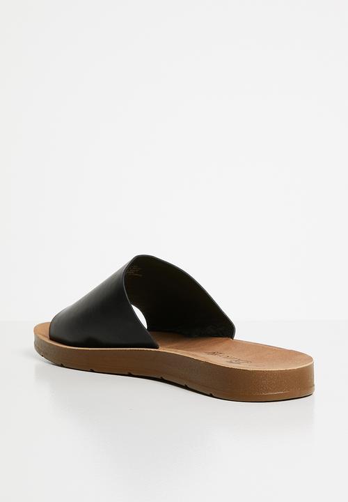 Butterfly Feet - Zina slides - black