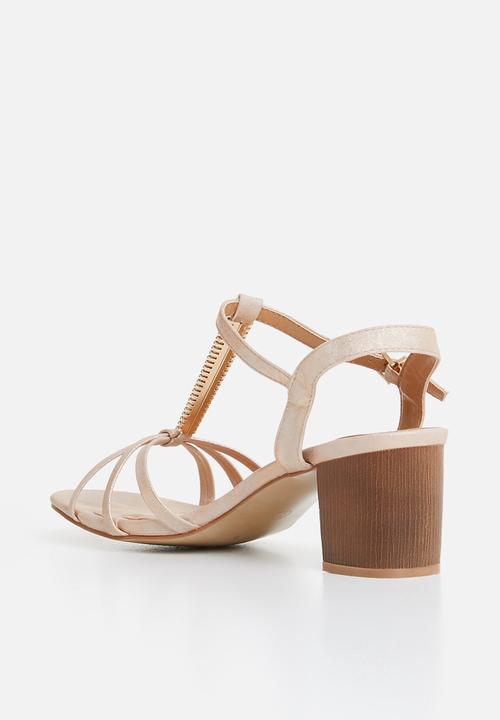 Butterfly Feet - Ankle strap heels - gold
