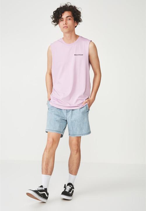 Cotton On - Tbar muscle tank - purple