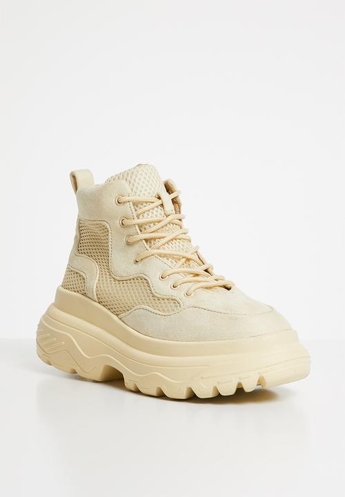 Missguided - Double sole hiking trainer - neutral