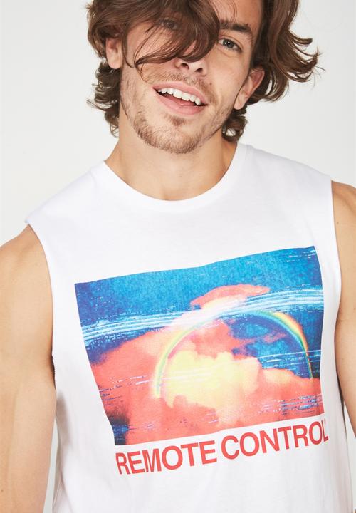 Cotton On - Tbar muscle tank - white