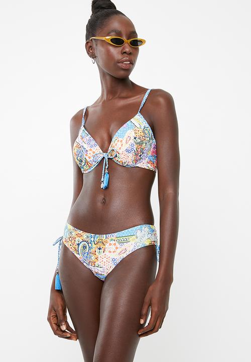PIHA - Slim tie bikini top - multi